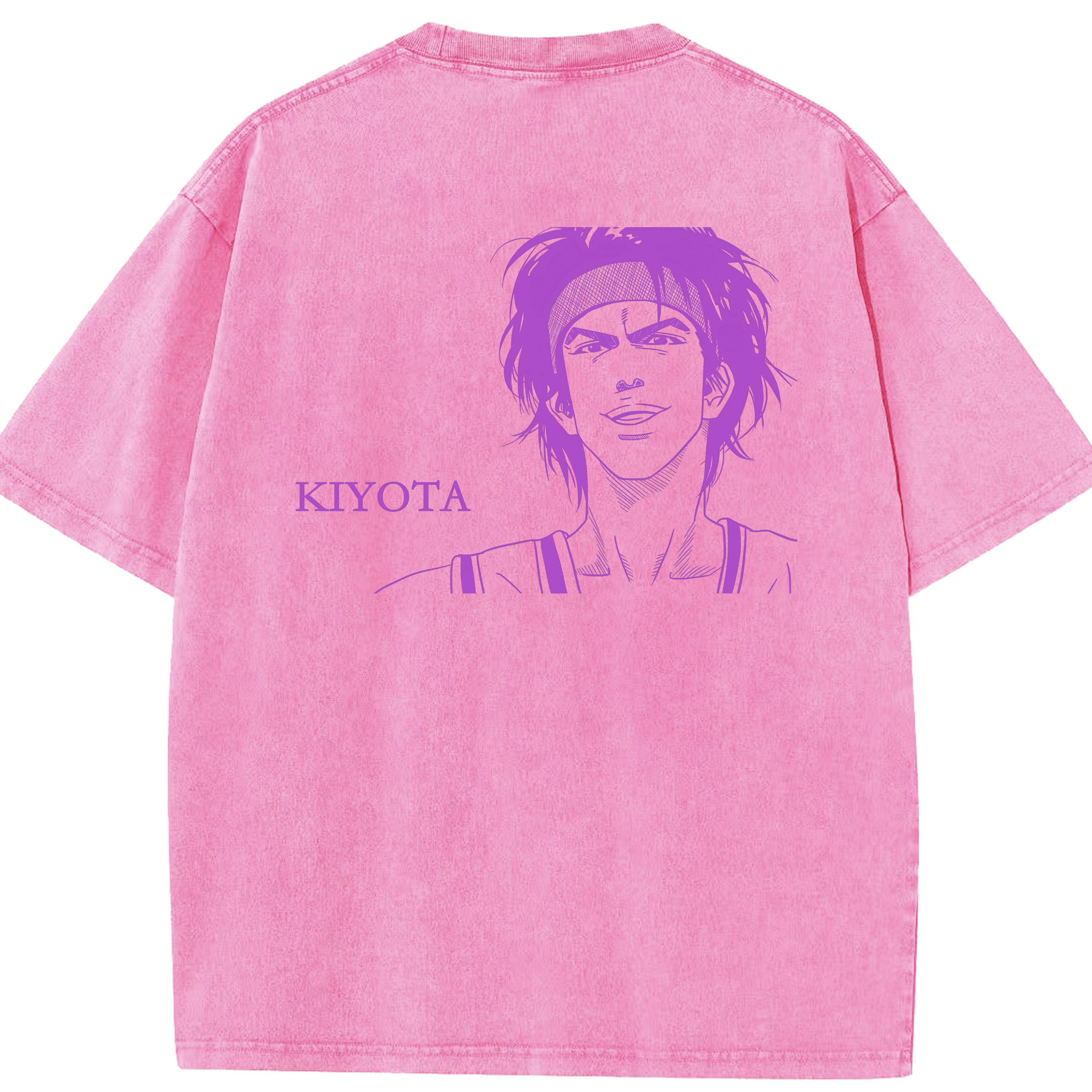 （画像用） SLAM DUNK／スラムダンク 綿100% ヴィンテージ風 半袖Tシャツ（背面プリント）